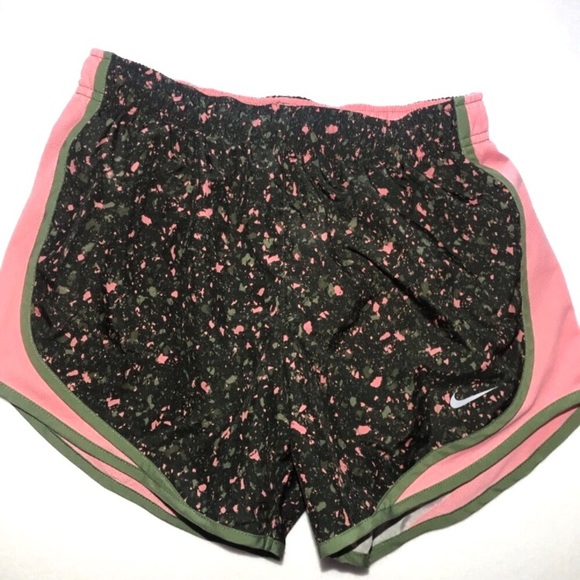 Nike Pants - Nike Running shorts DRIFIT pink and green